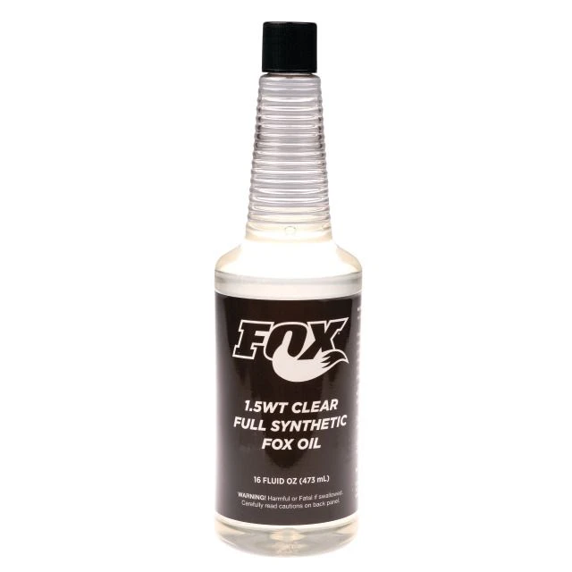 Fox Oil AM 1.5wt Synthetic 16oz. Clear 3 Fox Oil AM 1.5wt Synthetic 16oz. Clear