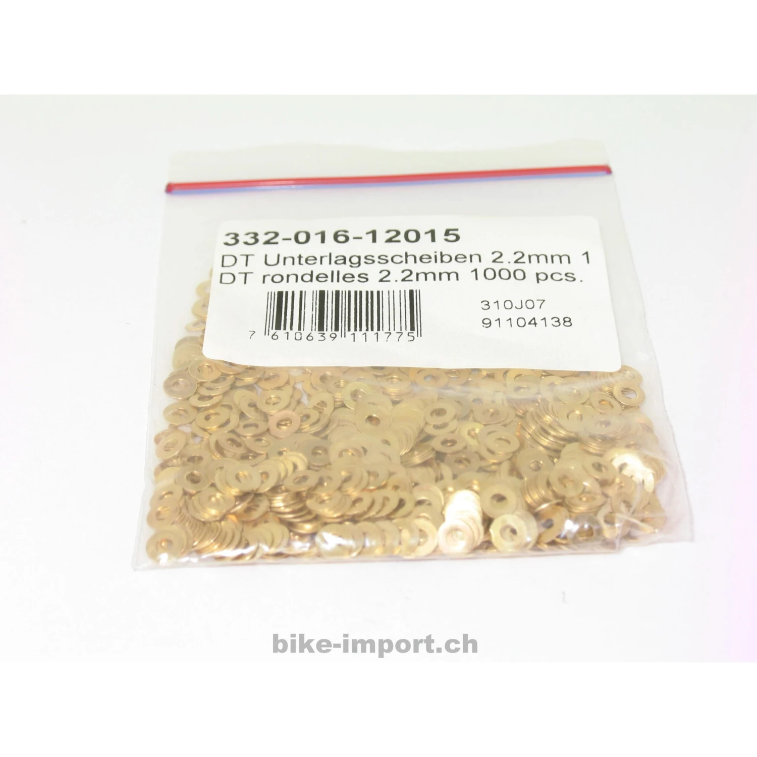 DT Swiss Kleinteile Speichenkopfunterlegscheiben / Innendurchmesser 2.2mm 3 DT Swiss Kleinteile Speichenkopfunterlegscheiben / Innendurchmesser 2.2mm